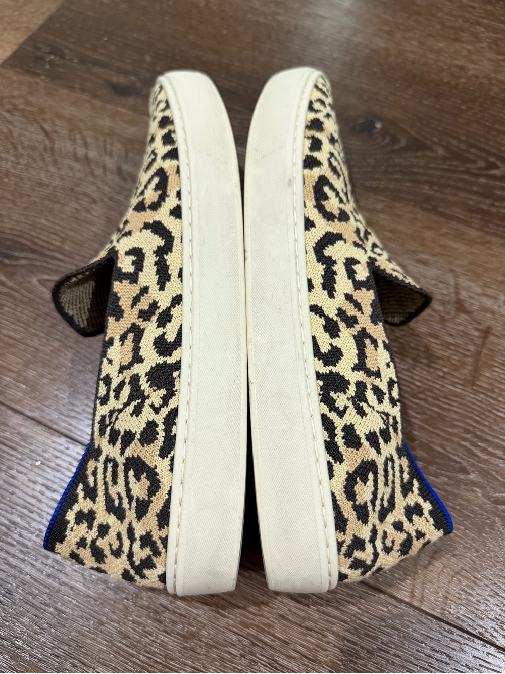 Rothy's Leopard animal Print Slip On Flats in Brown and Black size 9.5 - Picture 7 of 10
